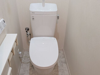 トイレリフォーム お手入れも格段に楽になった、リラックスできるレストルーム